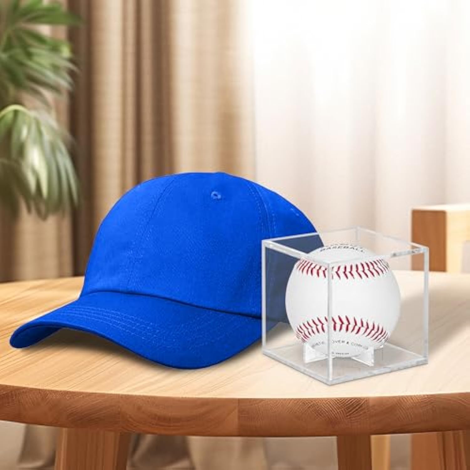 6 Pack Baseball Display Case,UV Protected Acrylic Boxes for Display, Autographed Baseball Clear Display Case Cube, Baseball Display Case for Memorabilia Baseball for Official Size Ball